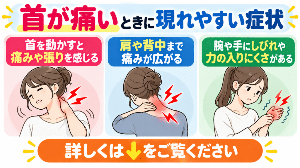 首 痛いとき 症状