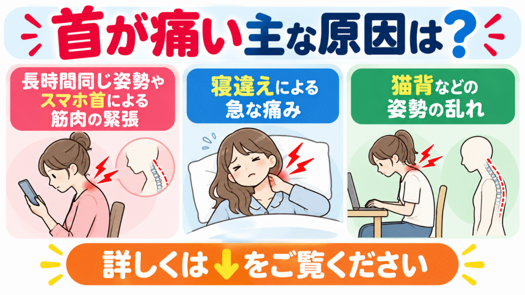 首 痛い 原因